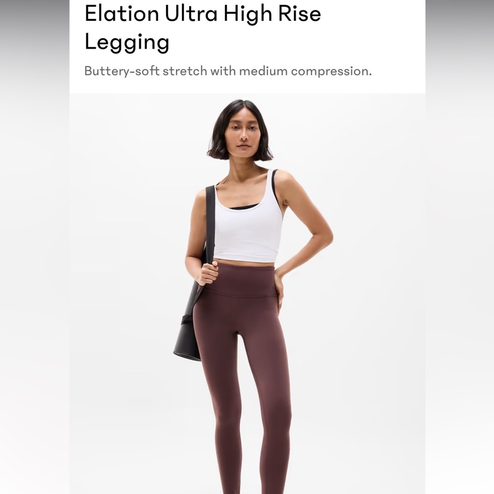 Athleta XS Elation ultra high rise 7/8 tight leggings